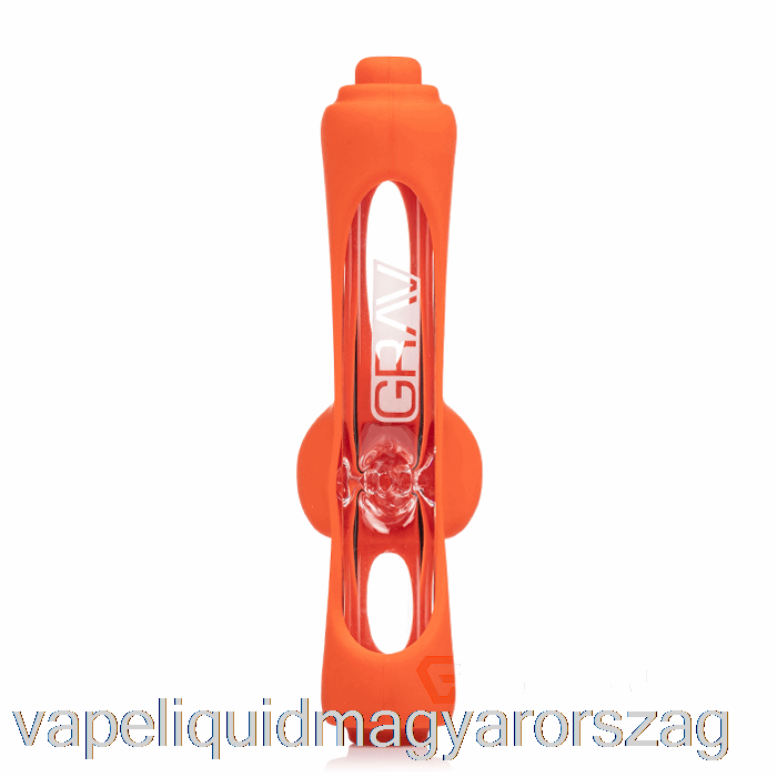 Grav Mini Gőzhenger Szilikon Bőrrel Skarlátvörös Narancssárga Vape Toll